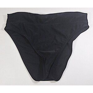 Hit Rewind Bikini Bottom Large 11 13 Black Swimsuit Separate